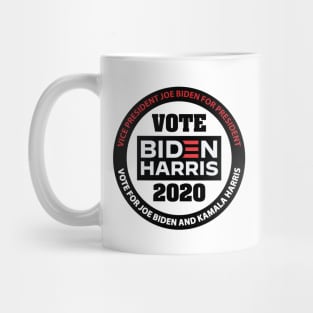 Vote Biden Harris 2020 - in Black and Red Mug